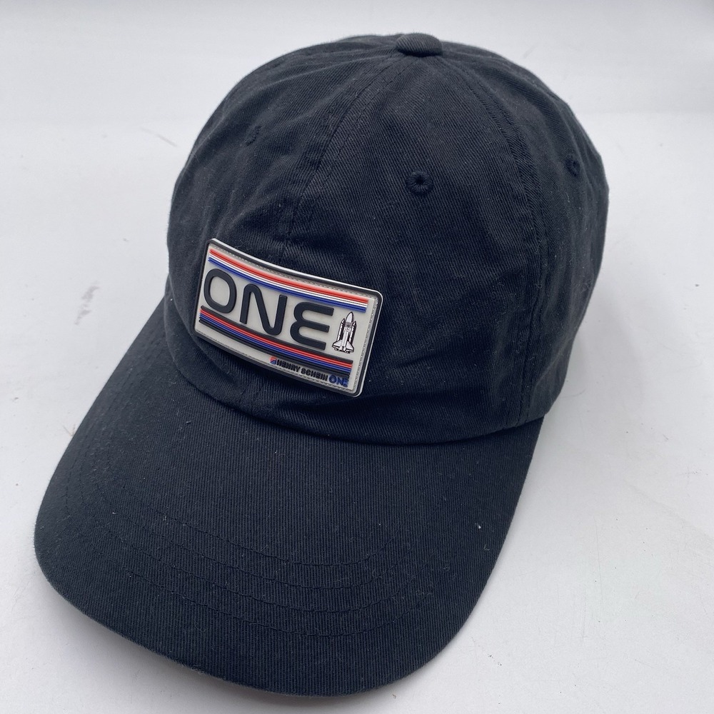 Henry Scheming One Dental Hat Space Shuttle Black Cotton Strapback Clean Up